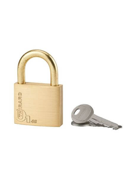 Lacat de exterior, cu cheie, TYPE 1, 45 mm, THIRARD - 1
