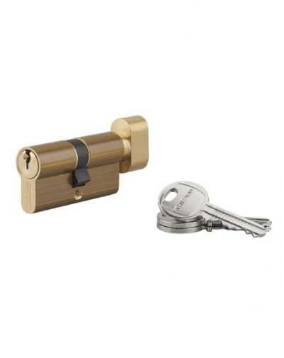 Cilindru 30 x 30 mm, cu buton, HG5, 3 chei - 2