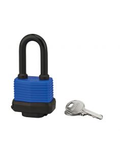 Lacat de exterior, cu cheie, SLICE, 40 mm, toarta semi-inalta, diverse culori, THIRARD - 1