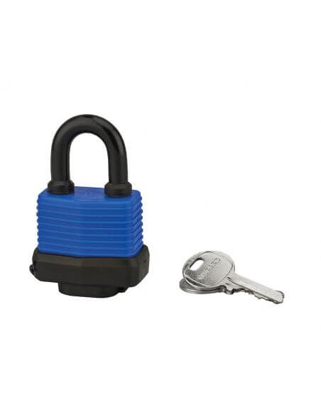 Lacat de exterior, cu cheie, SLICE, 40 mm, diverse culori, THIRARD - 1
