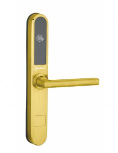 Maner electronic pentru hotel INTELOCK, finisaj auriu - 1