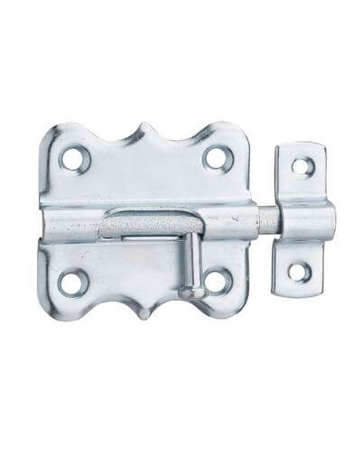 Zavor usa mobilier, aplicat, bolt rotund, 6,5 mm, zincat, THIRARD - 1