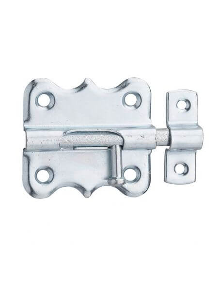 Zavor usa mobilier, aplicat, bolt rotund, 6,5 mm, zincat, THIRARD - 1