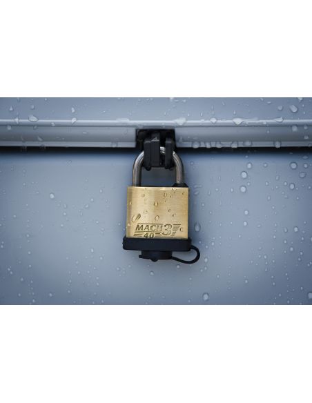 Lacat de exterior Mach 3, 40 mm, cu bumper, 2 chei - 3
