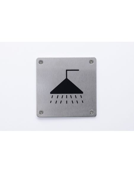 Disc semnalare Spatiu pentru Dusuri, forma patrata, 76 mm - 3