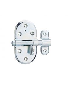 Zavor usa mobilier, aplicat, bolt rotund 8 mm, zincat, THIRARD - 1