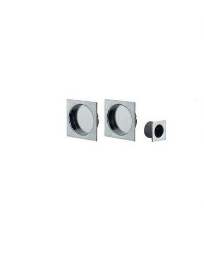 Accesorii pentru broasca usa culisanta, ingropata, ax 50 mm, crom satinat, THIRARD - 1