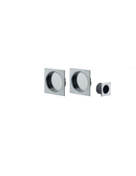 Accesorii pentru broasca usa culisanta, ingropata, ax 50 mm, crom satinat, THIRARD - 1