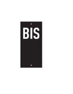 Placuta de semnalizare 56 x 130 mm "BIS" - se insurubeaza, THIRARD - 1