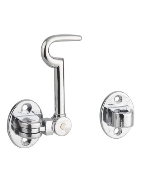 Carlig pentru usa, nichelat, 100 mm, THIRARD - 2