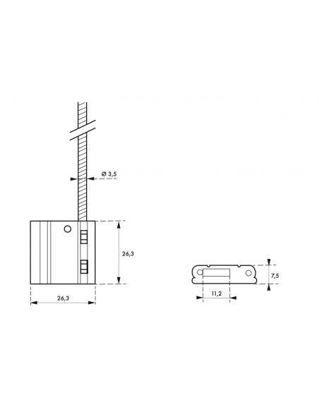 Set 25 bucati - Sistem metalic de sigilare 3.5 x 500 mm (diverse culori), THIRARD - 2