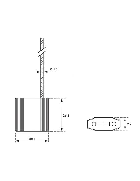 Set 25 bucati - Sistem metalic de sigilare 1.5 x 240 mm (diverse culori), THIRARD - 4