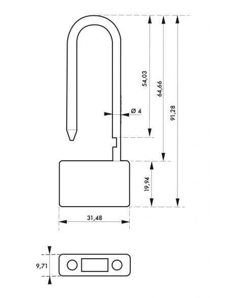 Sistem de sigilare lacat - 2