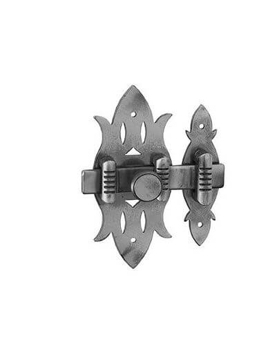 Zavor usa mobilier, aplicat, RUSTIC, 40 x 90 mm, fier patinat, THIRARD - 1