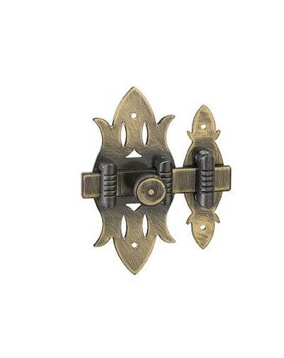 Zavor usa mobilier, aplicat, RUSTIC, 40 x 90 mm, alama patinata, THIRARD - 1