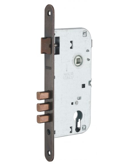 Broasca pentru usa cu profil de cilindru 50 x 85 mm, finisaj bronz, THIRARD - 1