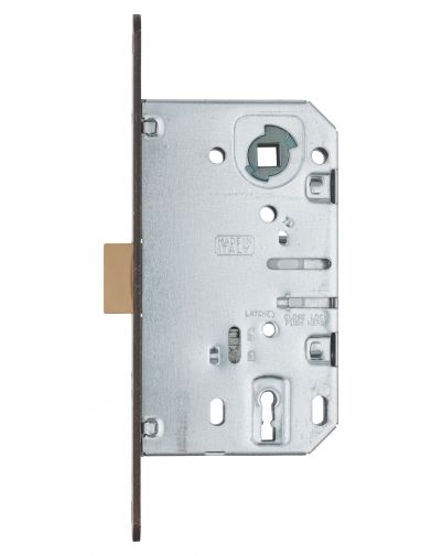 Broasca pentru usa cu cheie 50 x 90 mm, finisaj bronz, THIRARD - 1