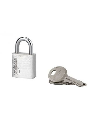 Lacat bagaj, cu cheie, TYPE 1 ALU, 20 mm, aluminiu, THIRARD - 1