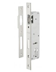 Broasca cu rola usa batanta, ingropata, 30 x 85 mm, pt. cilindru profil european, potrivita pt. usa termopan sau usa metalica - 