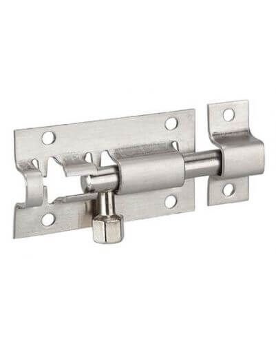 Zavor usa mobilier, aplicat, 50 mm, bolt rotund, 6 mm, inox, THIRARD - 1